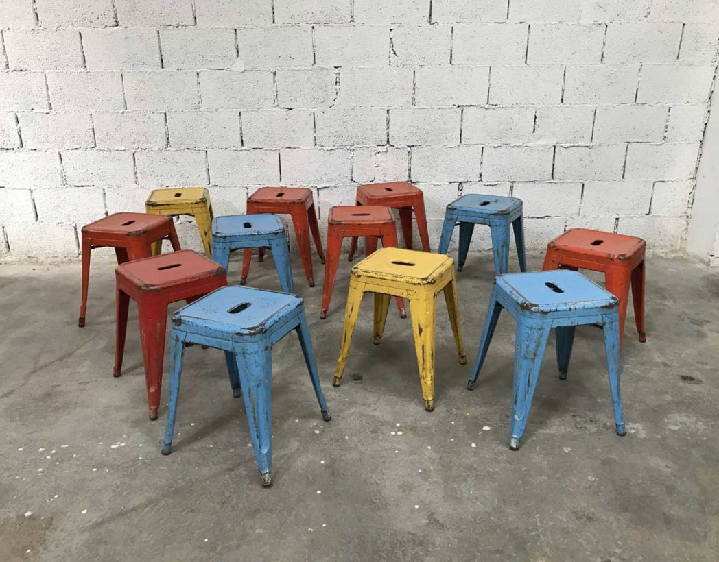 Tabouret tolix ancien