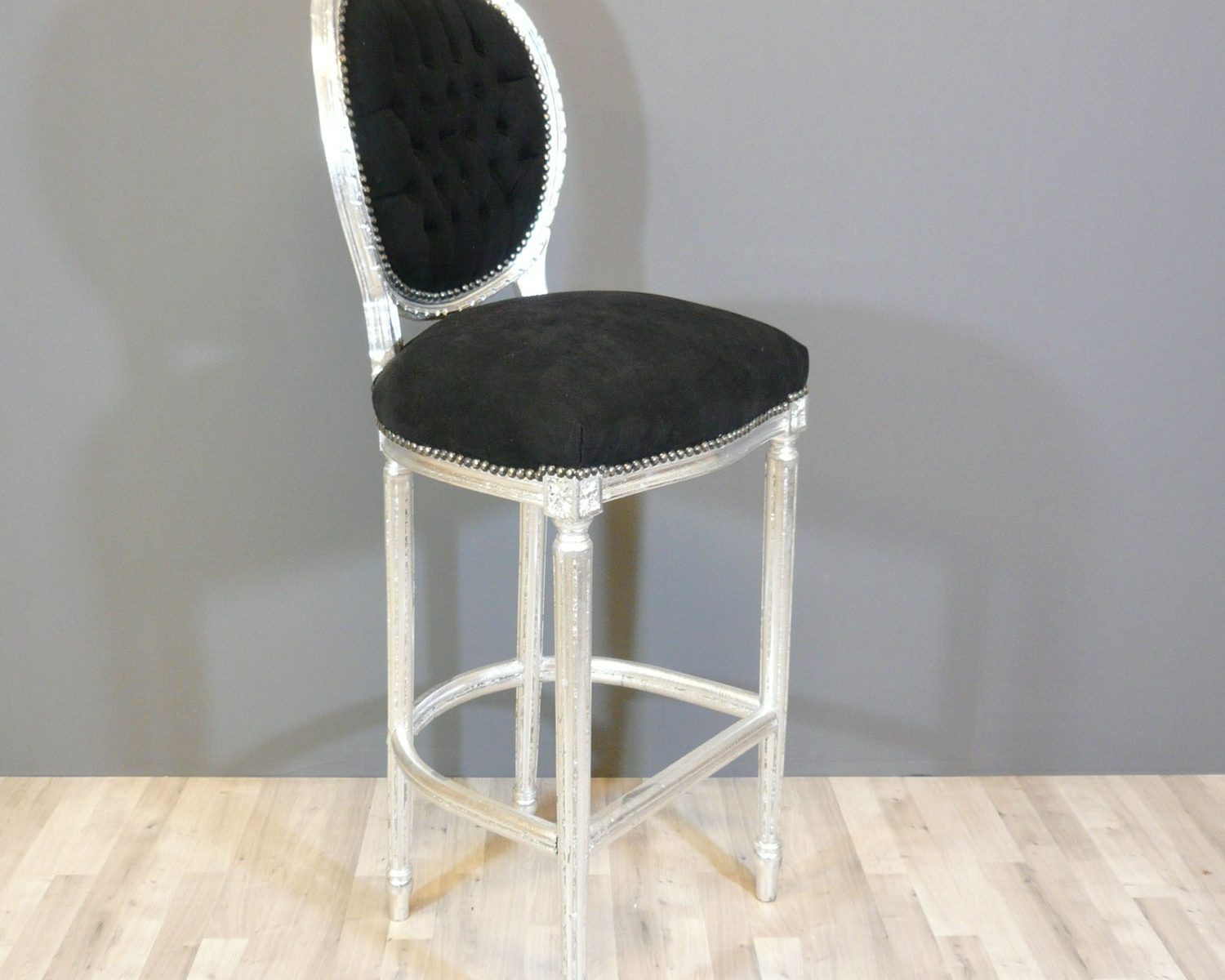 Tabouret de bar louis xv