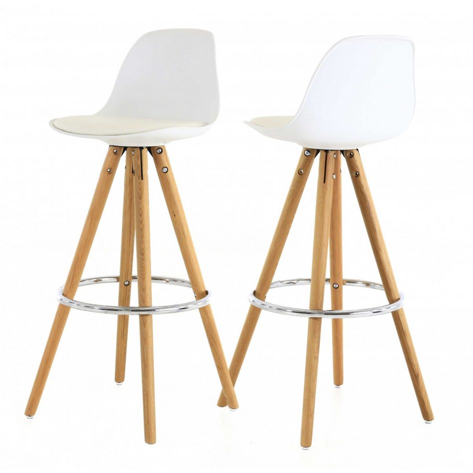 Tabouret de bar blanc alinea