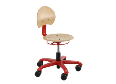 Tabouret a roulette creche