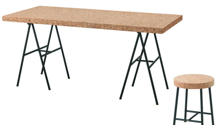 Ikea tabouret en liege