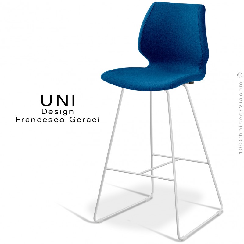 Tabouret de bar bleu