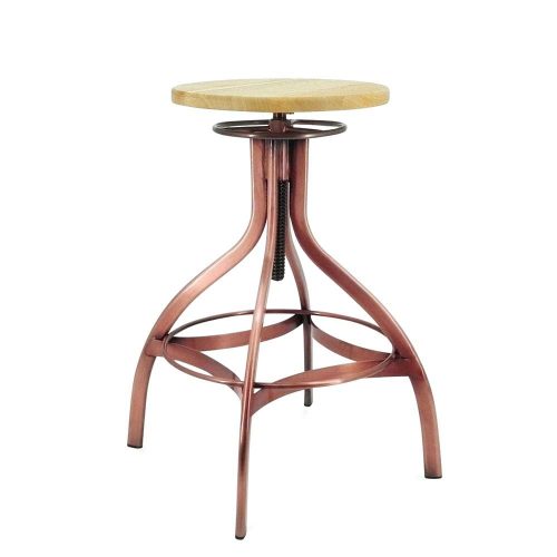 Tabouret-design-beton-bois-godin