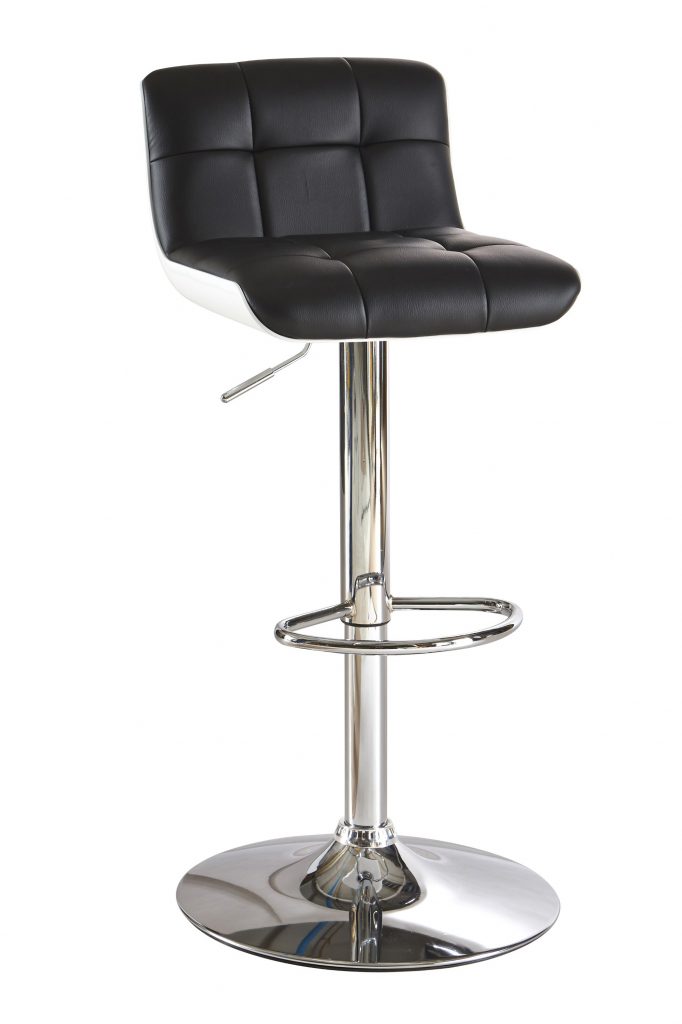 Tabouret De Bar Noir Et Blanc